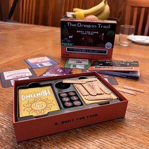 Oregon Trail Hunt For Food Card Game